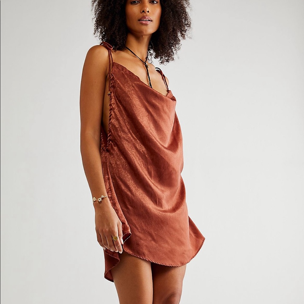 Free People Hattie Silky Tunic - Mesa